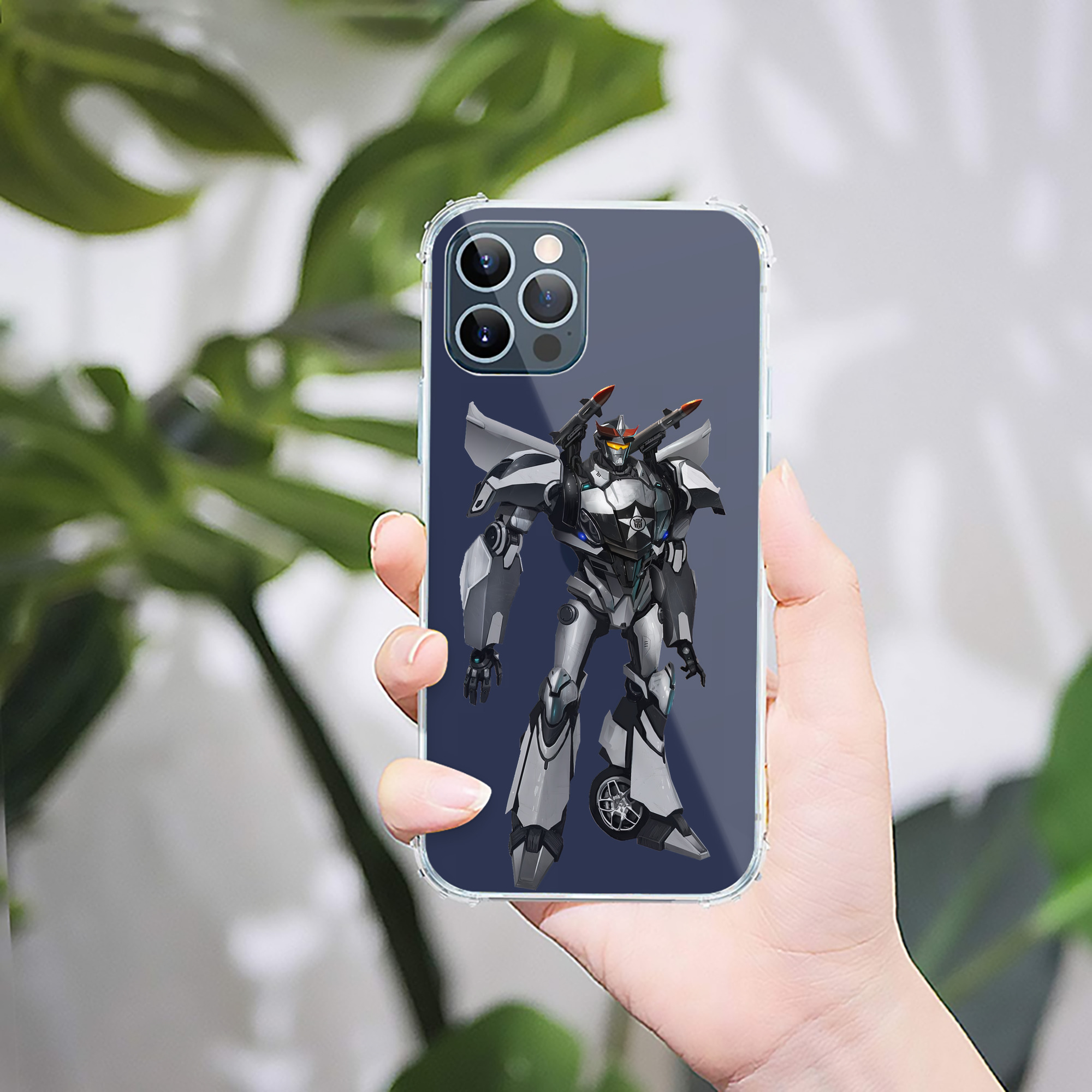 （画像用） Transformers トランスフォーマー 【iPhone 12シリーズ対応】透明スマホケース（クリアソフトケース）